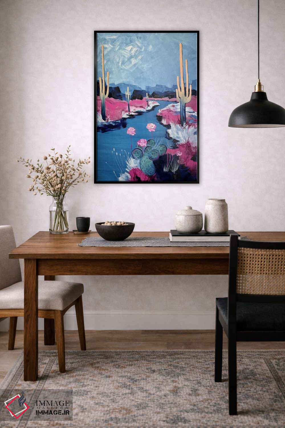 تابلو دکوراتیو منظره خیلی بزرگ در ساعت ۷:۱۹ عصر اثر کسنیا رای - D5B