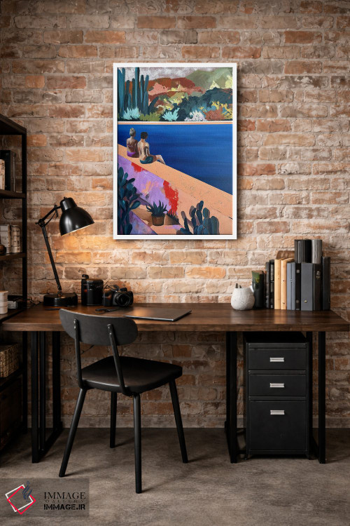 تابلو دکوراتیو منظره در ساعت ۶:۴۵ عصر اثر کسنیا رای - D2W