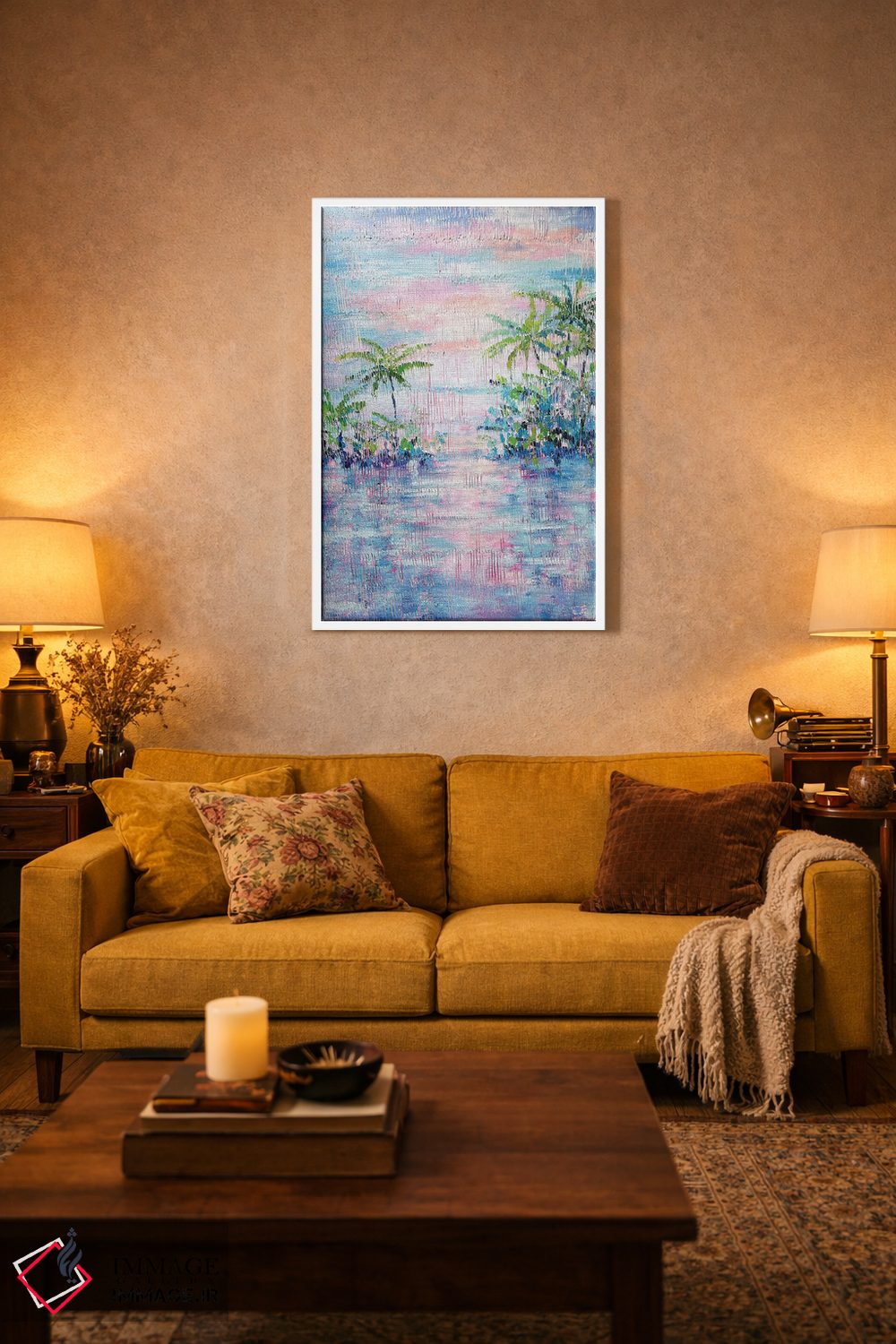 تابلو دکوراتیو غروب اثر کرستنی - D2W