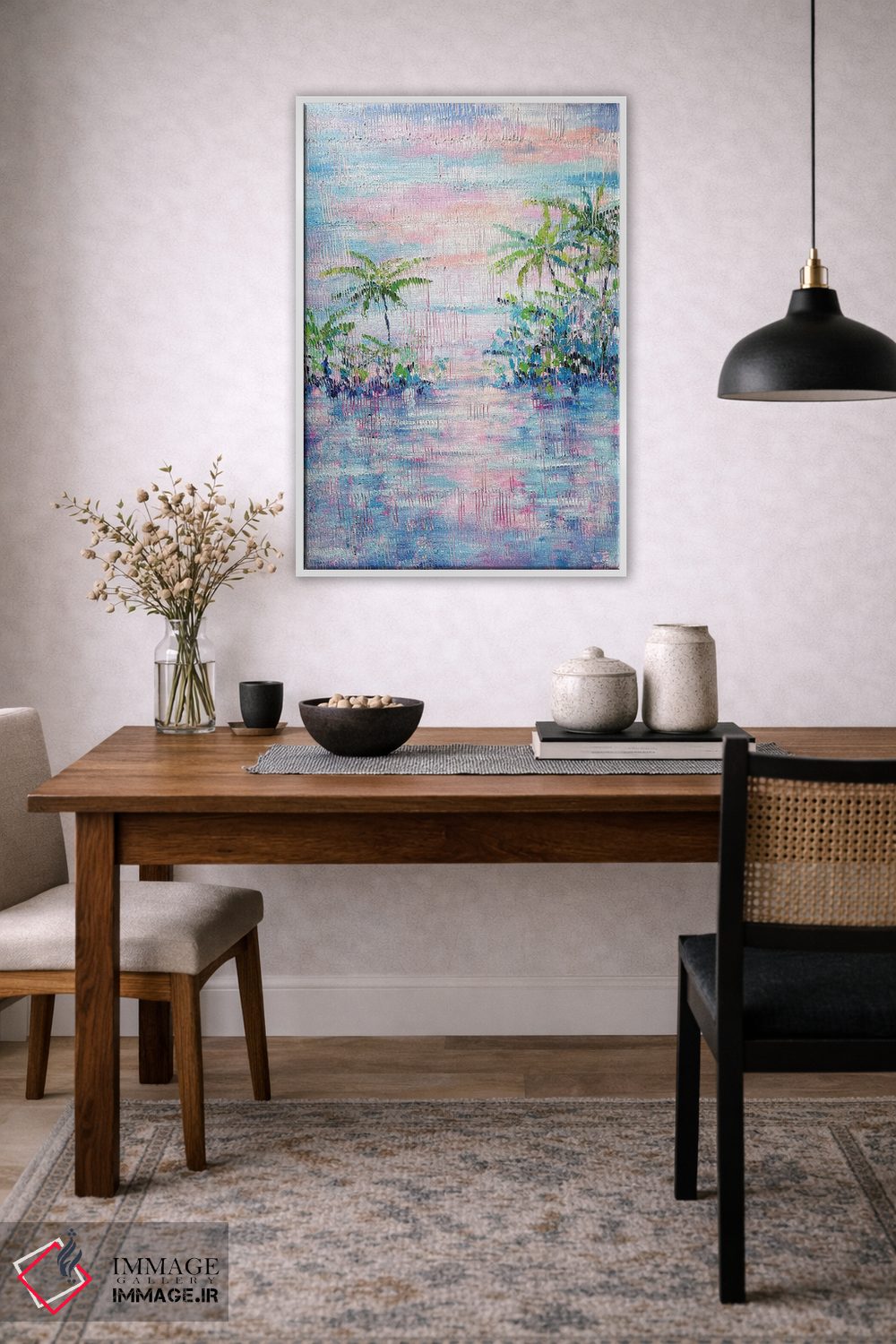 تابلو دکوراتیو غروب اثر کرستنی - D3W