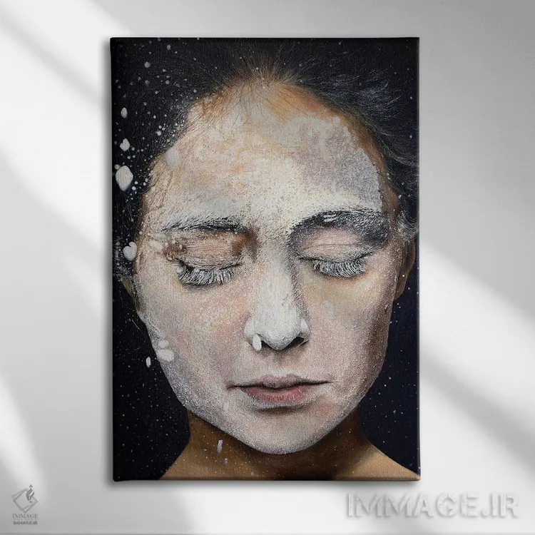 تابلو دکوراتیو آرد شماره ۲ اثر کرستنی - نمای روبهرو روی دیوار