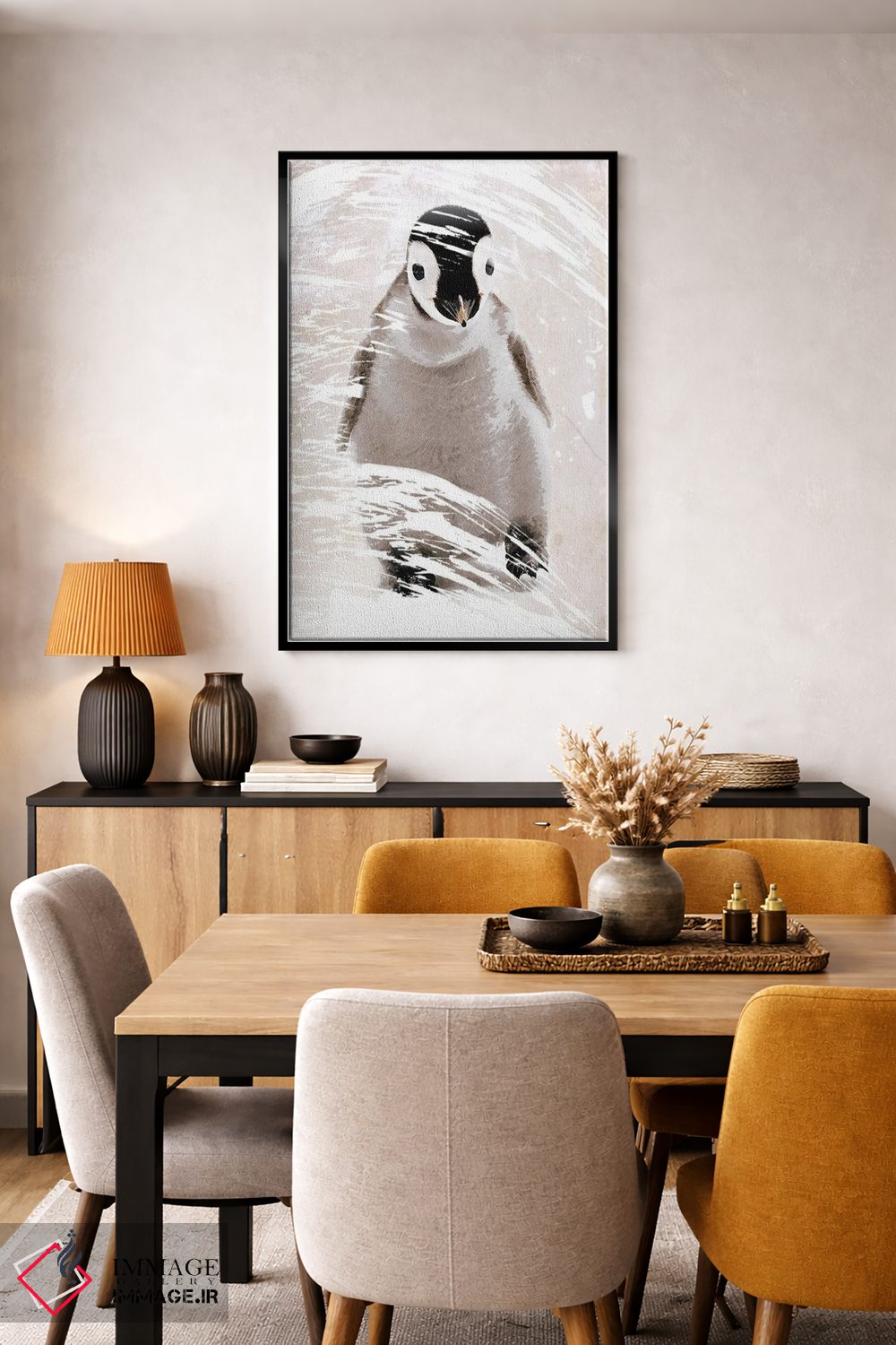 تابلو دکوراتیو هیولای گچی II اثر کارن اسمیت - D5B