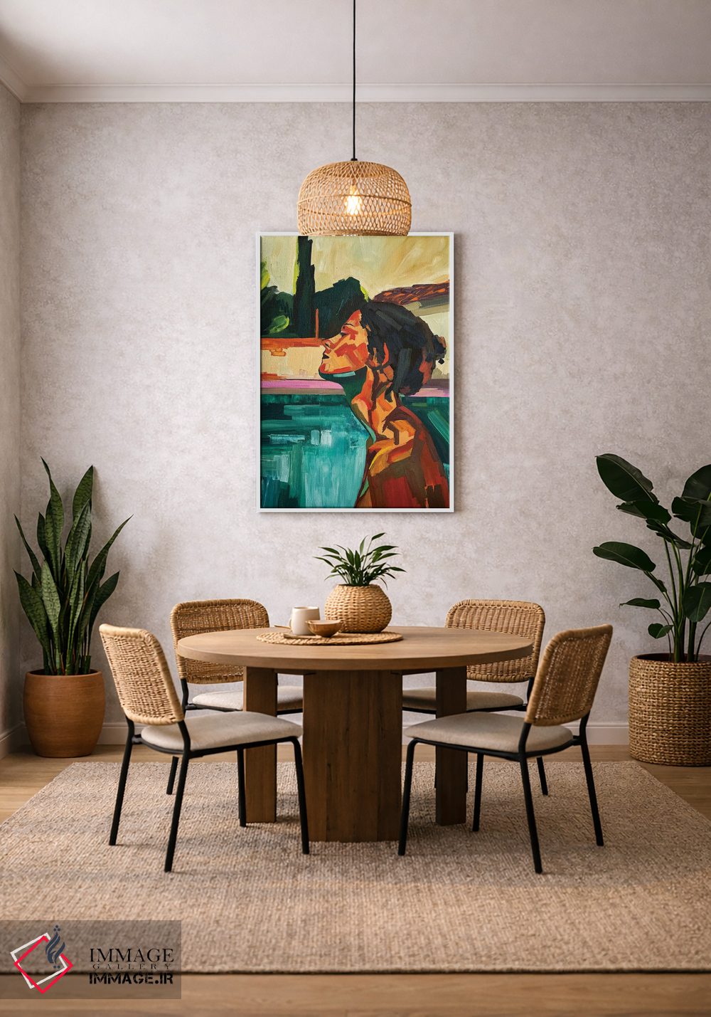 تابلو دکوراتیو نگاه در ساعت ۸:۱۸ شب اثر کسنیا رای - D3W