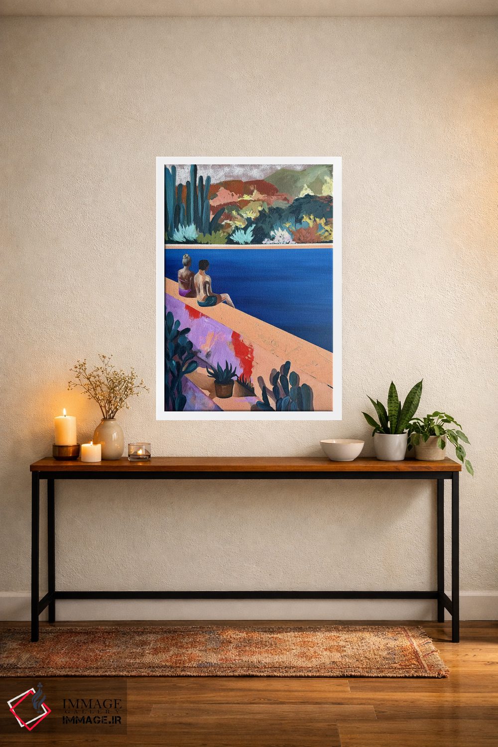 تابلو دکوراتیو منظره در ساعت ۶:۴۵ عصر اثر کسنیا رای - D3W