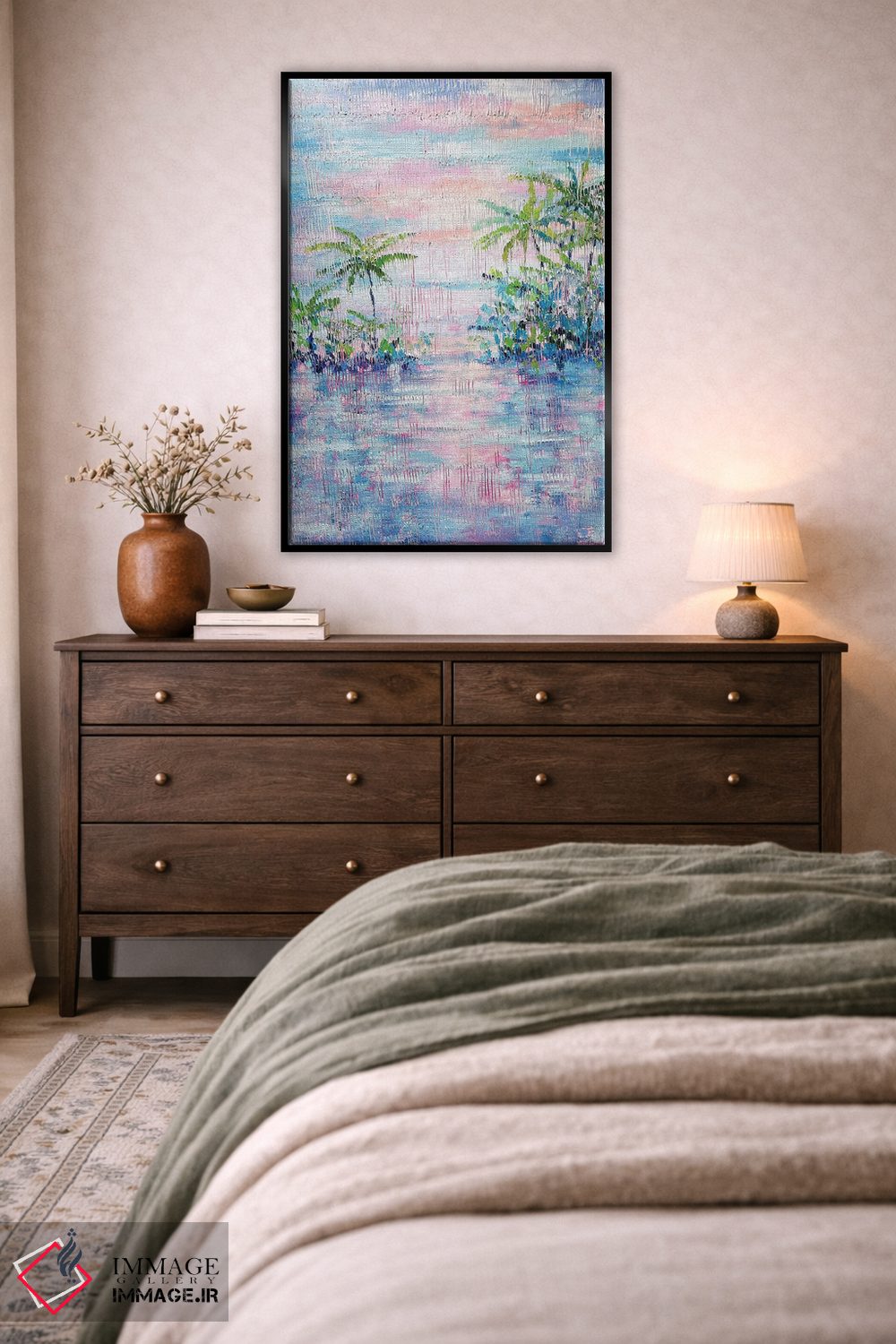 تابلو دکوراتیو غروب اثر کرستنی - D5B