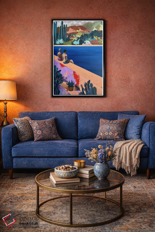 تابلو دکوراتیو منظره در ساعت ۶:۴۵ عصر اثر کسنیا رای - D5B