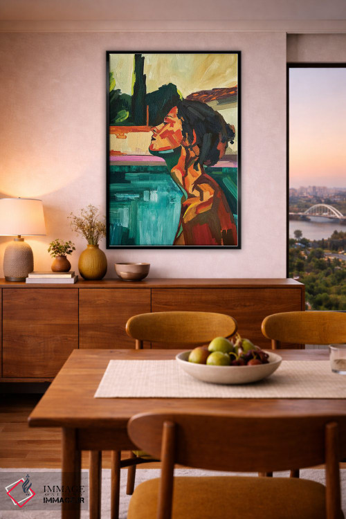 تابلو دکوراتیو نگاه در ساعت ۸:۱۸ شب اثر کسنیا رای - D6B