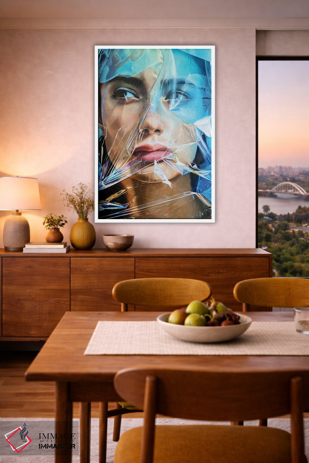 تابلو دکوراتیو فراتر از واقعیت اثر کرستنی - D6W