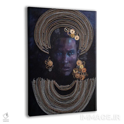 تابلو دکوراتیو ملکه رازآلود اثر کاترینا بورتسووا - نمای پرسپکتیو محصول