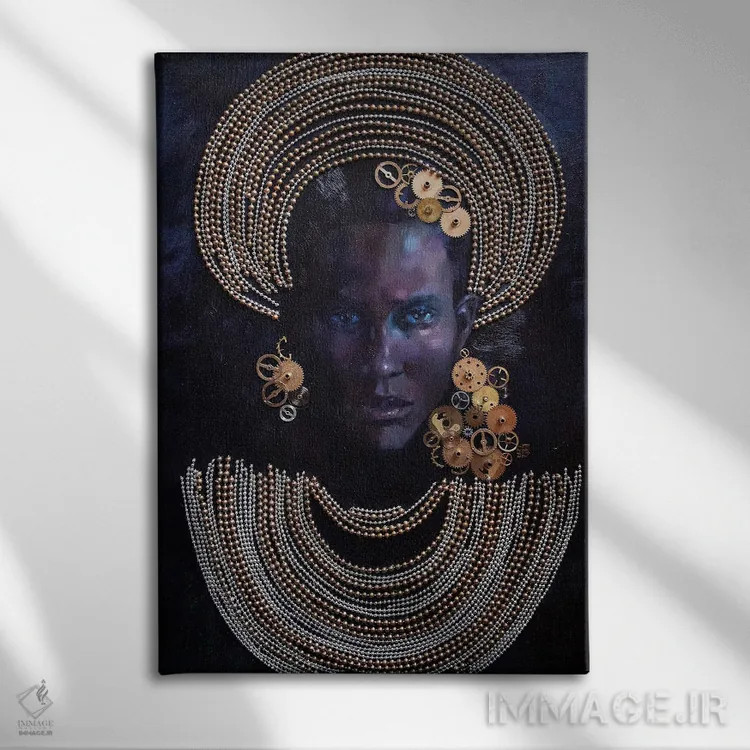 تابلو دکوراتیو ملکه رازآلود اثر کاترینا بورتسووا - نمای روبهرو روی دیوار