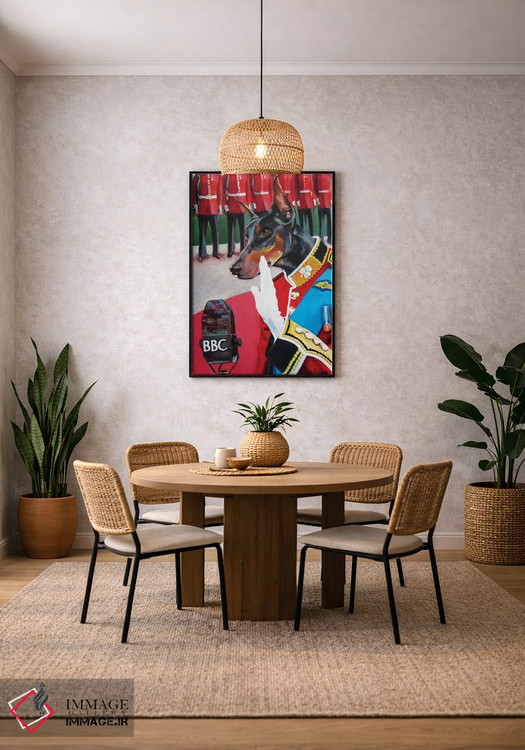 تابلو دکوراتیو سخنرانی بی بی سی اثر کاترین الکسه - D4B