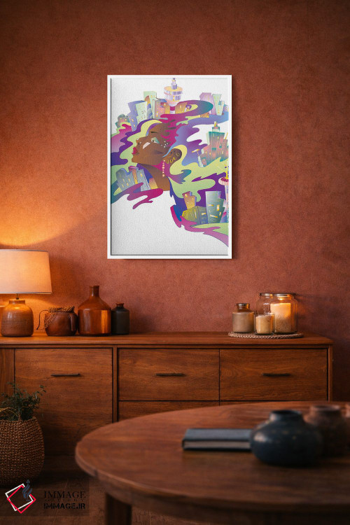 تابلو دکوراتیو شهر رویا اثر کاترینا بورتسووا - D4W