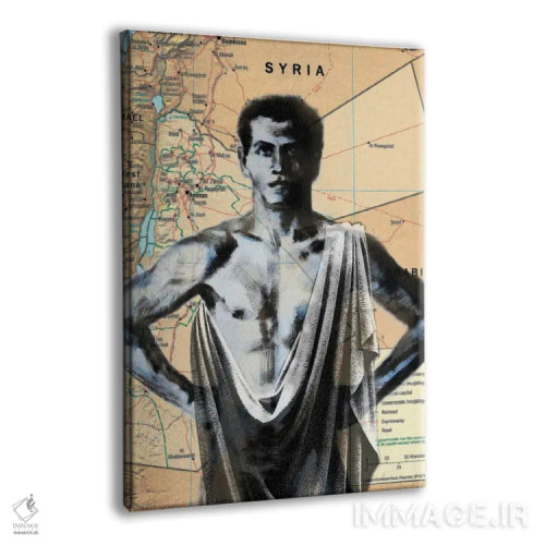 تابلو دکوراتیو جردن ۴ اثر کاترینا بورتسووا - نمای پرسپکتیو محصول