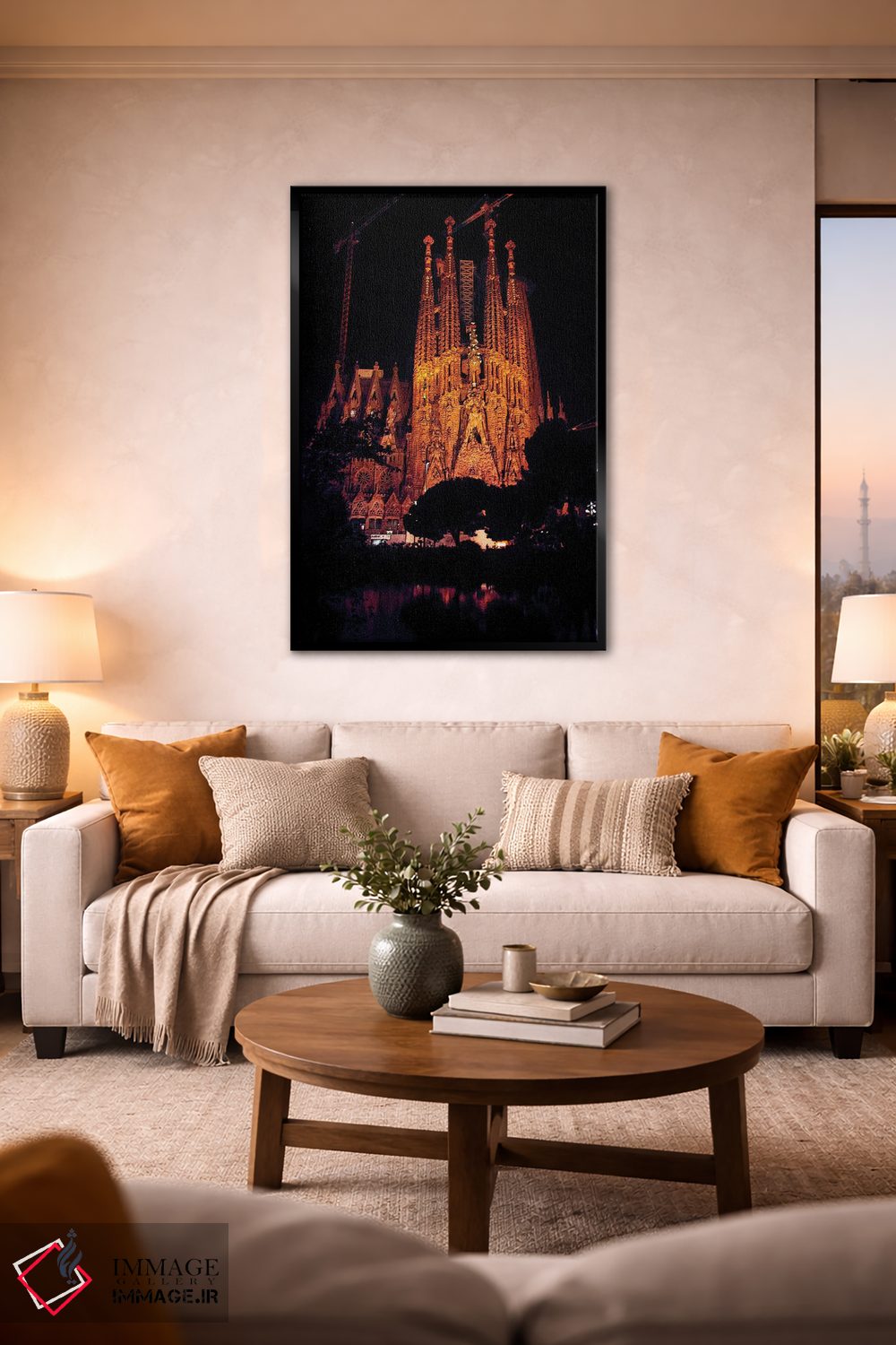 تابلو دکوراتیو ساگرادا فامیلیا بارسلونا اثر کاترینا بورتسووا - D2B