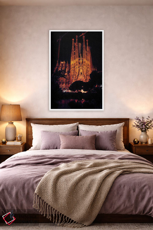 تابلو دکوراتیو ساگرادا فامیلیا بارسلونا اثر کاترینا بورتسووا - D3W