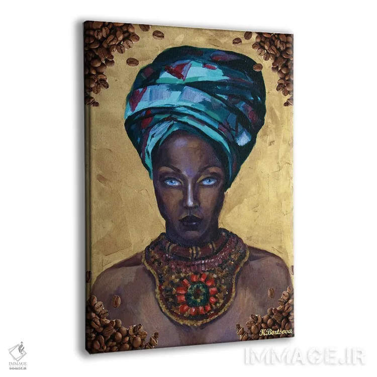 تابلو دکوراتیو عطر قهوه اثر کاترینا بورتسووا - نمای پرسپکتیو محصول