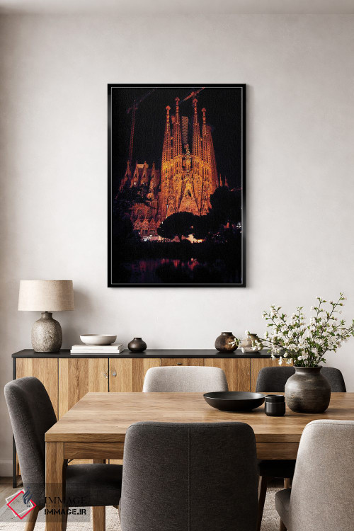 تابلو دکوراتیو ساگرادا فامیلیا بارسلونا اثر کاترینا بورتسووا - D4B