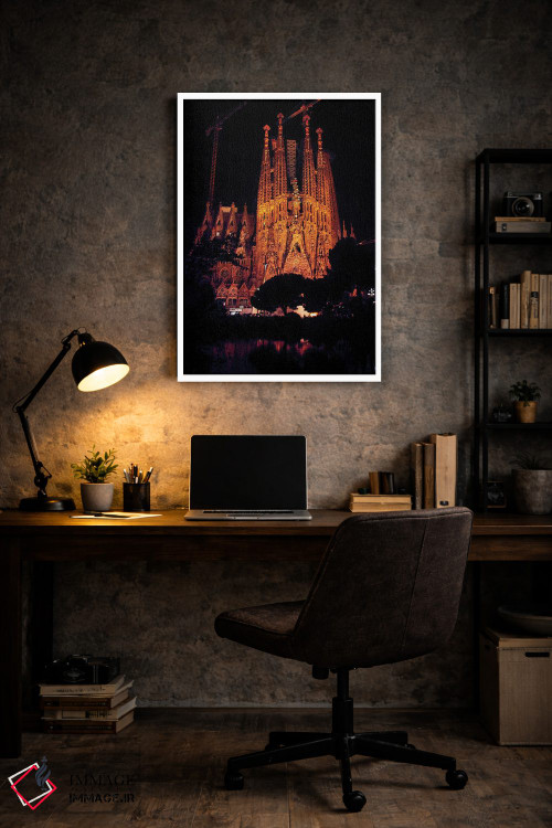 تابلو دکوراتیو ساگرادا فامیلیا بارسلونا اثر کاترینا بورتسووا - D6W