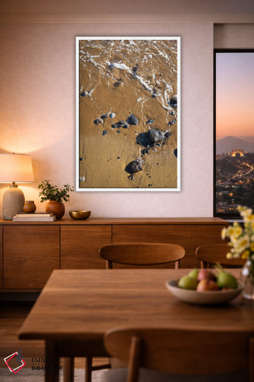 تابلو دکوراتیو آب و شن اثر کاترینا بورتسووا - D1W