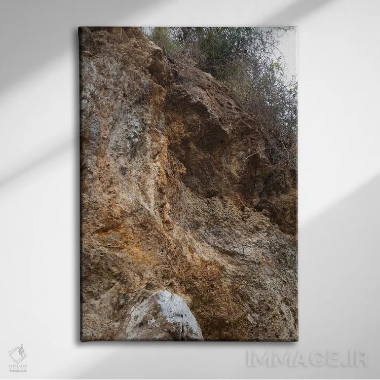 تابلو دکوراتیو بافت وحشی اثر کاترینا بورتسووا - نمای روبهرو روی دیوار