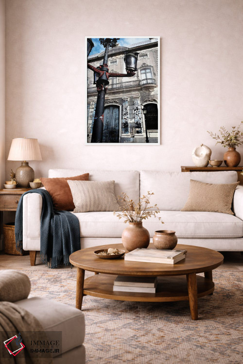 تابلو دکوراتیو درهای رتروی بارسلون اثر کاترینا بورتسووا - D2W