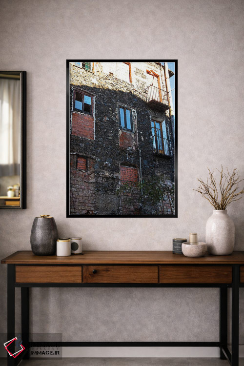 تابلو دکوراتیو پنجره های قدیمی اثر کاترینا بورتسووا - D1B