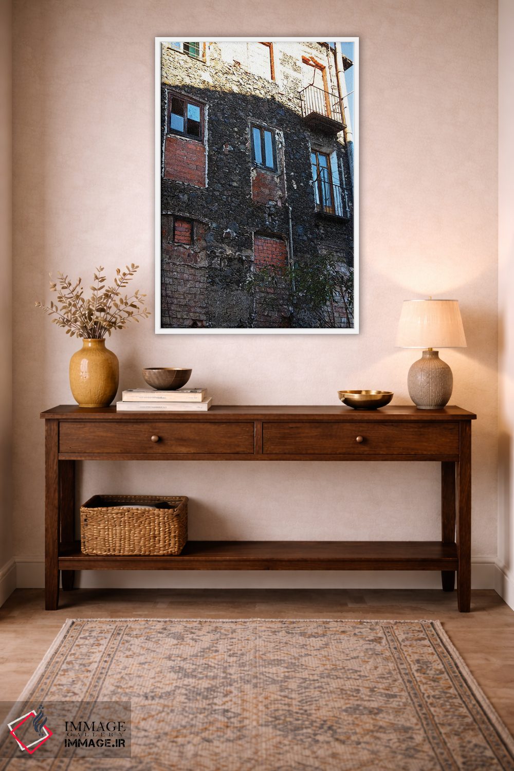 تابلو دکوراتیو پنجره های قدیمی اثر کاترینا بورتسووا - D2W