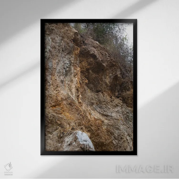 تابلو دکوراتیو بافت وحشی اثر کاترینا بورتسووا - نمای قابدار مشکی