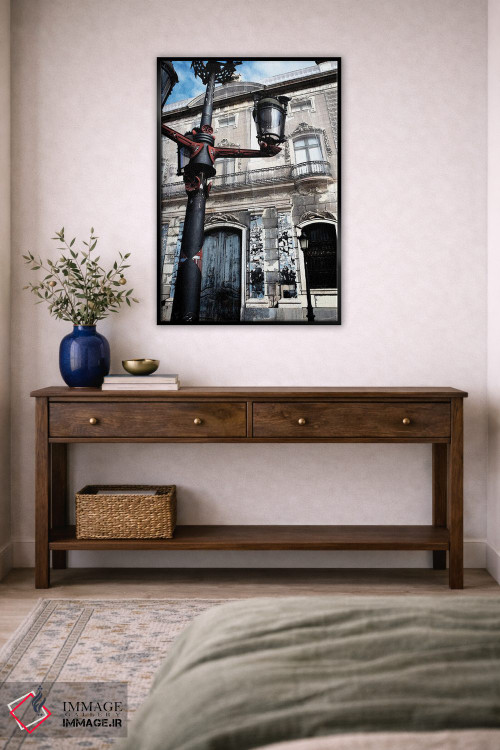 تابلو دکوراتیو درهای رتروی بارسلون اثر کاترینا بورتسووا - D5B