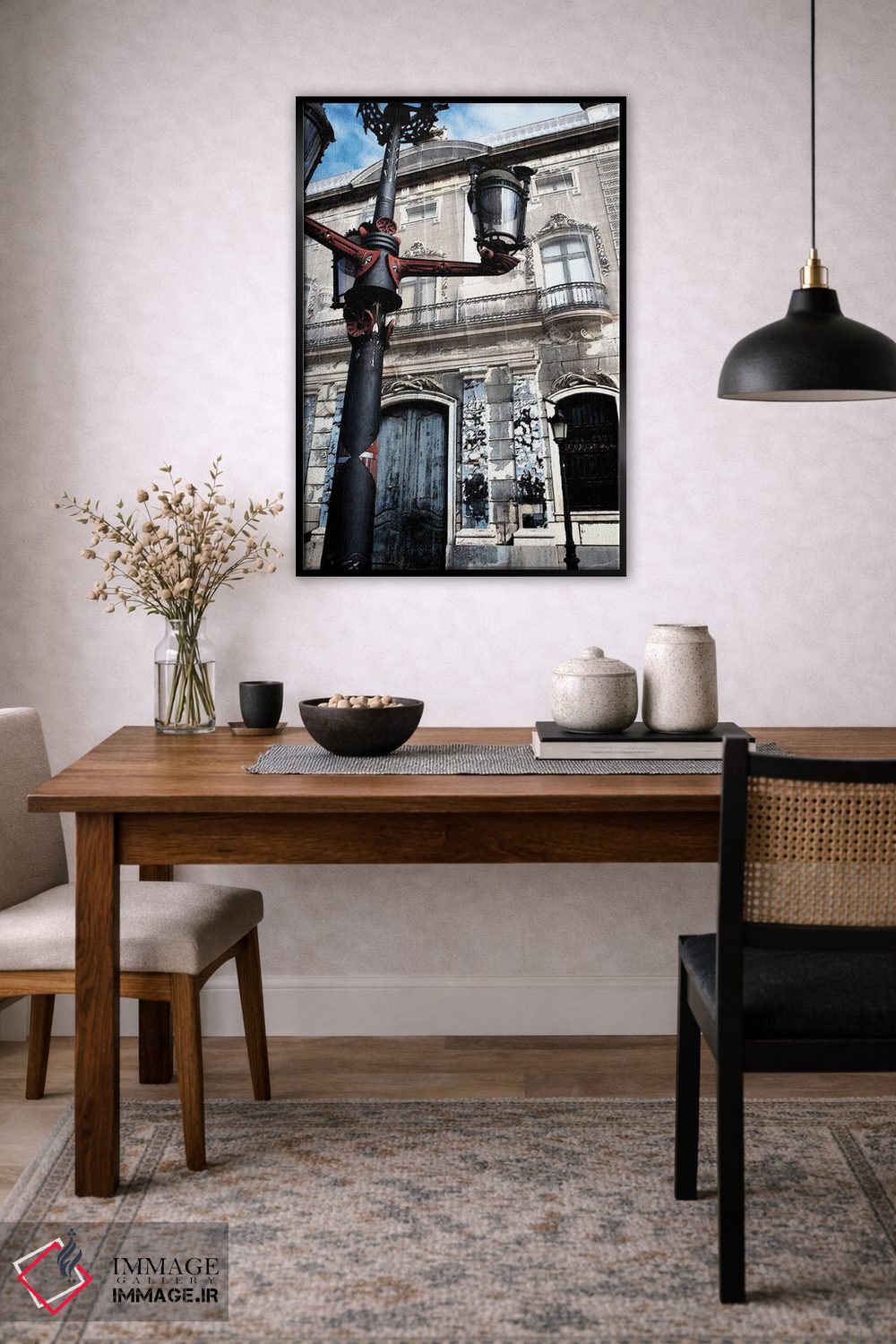 تابلو دکوراتیو درهای رتروی بارسلون اثر کاترینا بورتسووا - D4B