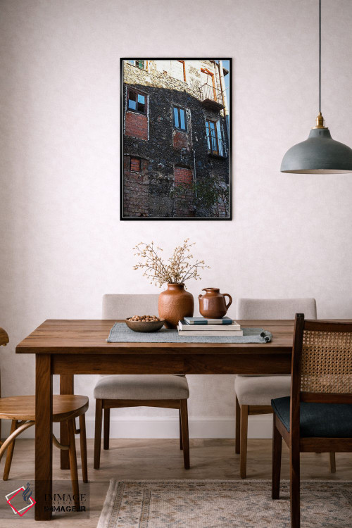 تابلو دکوراتیو پنجره های قدیمی اثر کاترینا بورتسووا - D6B