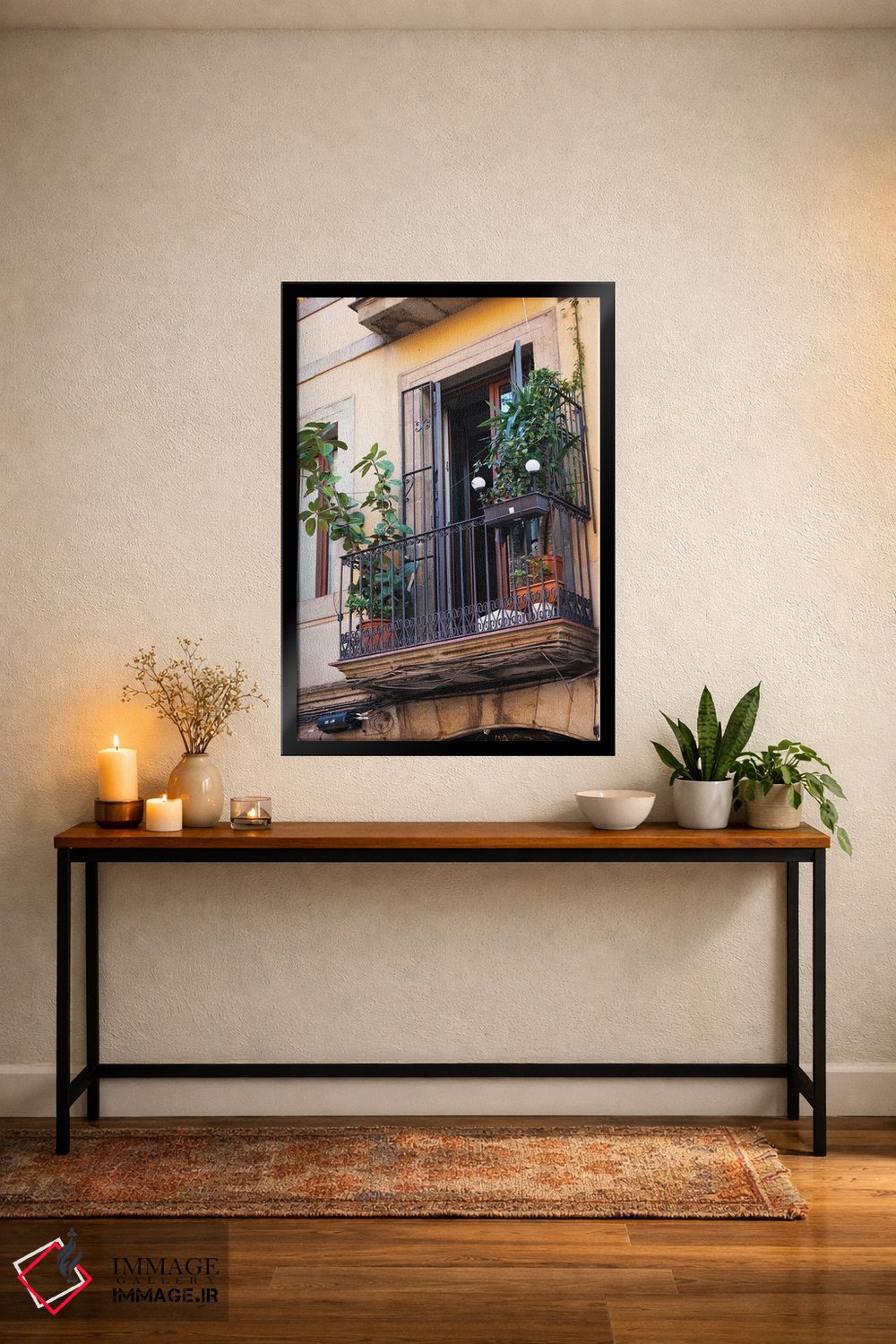 تابلو دکوراتیو بالکن بارسلون اثر کاترینا بورتسووا - D5B