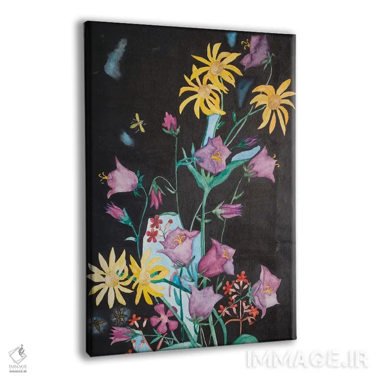 تابلو دکوراتیو گل های زیبای باغ اثر کاترینا بورتسووا - نمای پرسپکتیو محصول