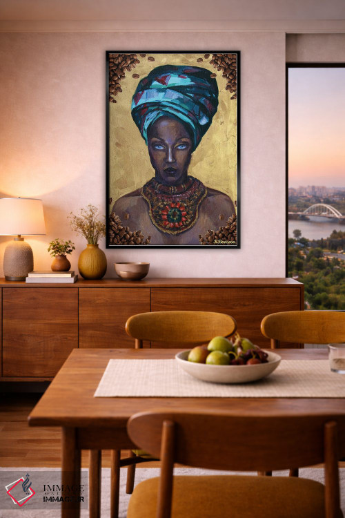 تابلو دکوراتیو عطر قهوه اثر کاترینا بورتسووا - D6B