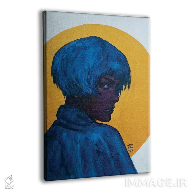 تابلو دکوراتیو لونا اثر کاترینا بورتسووا - نمای پرسپکتیو محصول