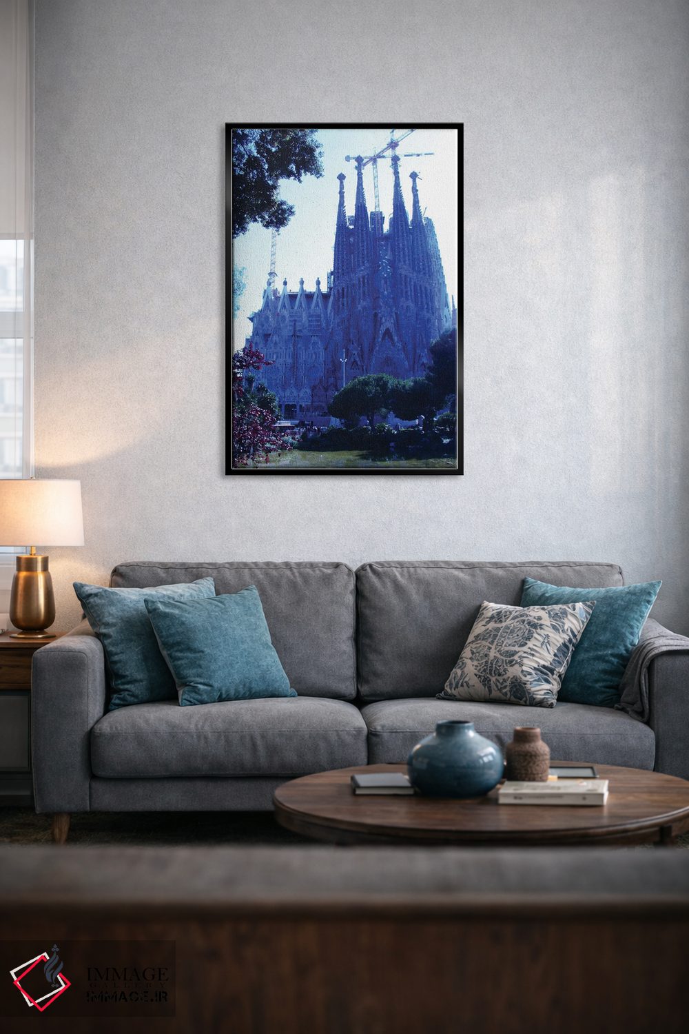 تابلو دکوراتیو ساگرادا بارسلونا اثر کاترینا بورتسووا - D6B