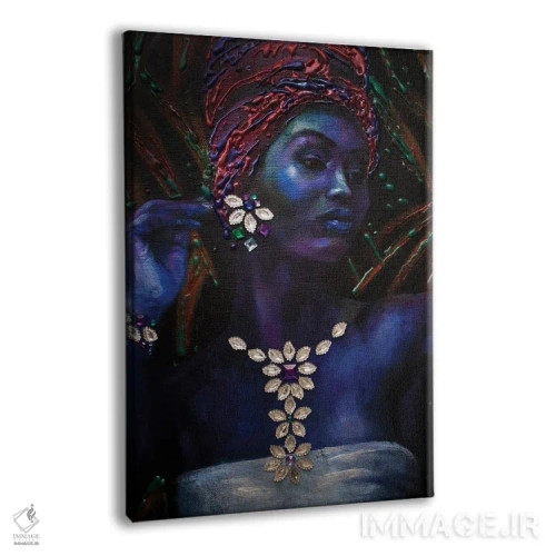 تابلو دکوراتیو ملکه استوایی اثر کاترینا بورتسووا - نمای پرسپکتیو محصول