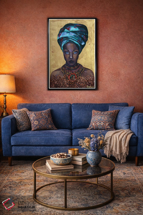 تابلو دکوراتیو ملکه قهوه اثر کاترینا بورتسووا - D4B