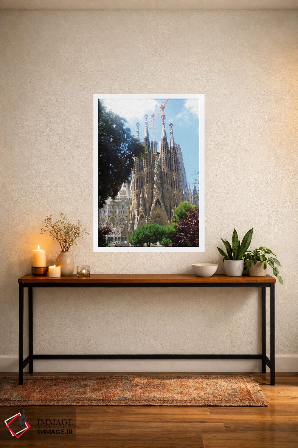 تابلو دکوراتیو ساگرادا بارسلونا اثر کاترینا بورتسووا - D3W