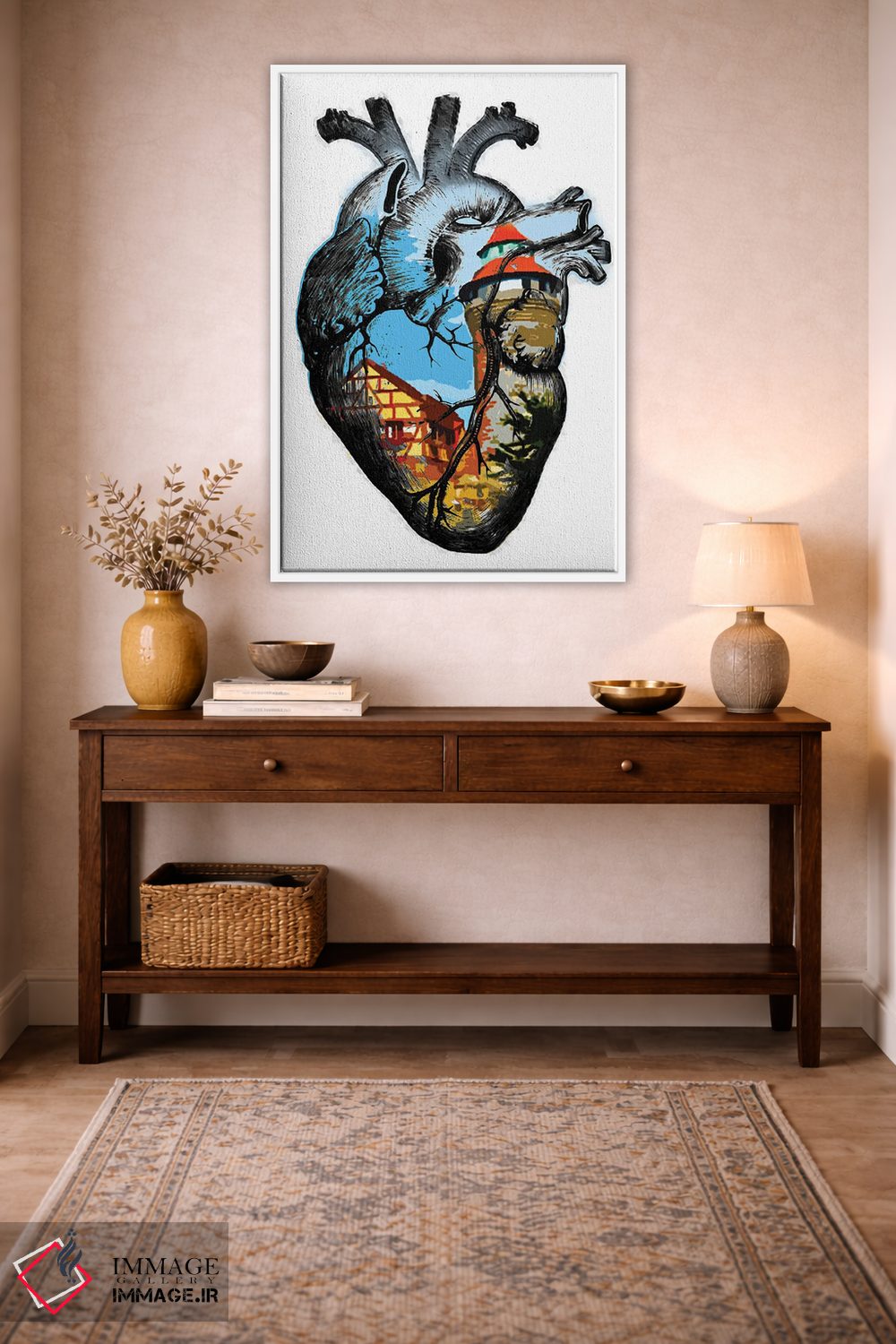 تابلو دکوراتیو در قلب من اثر کاترینا بورتسووا - D2W