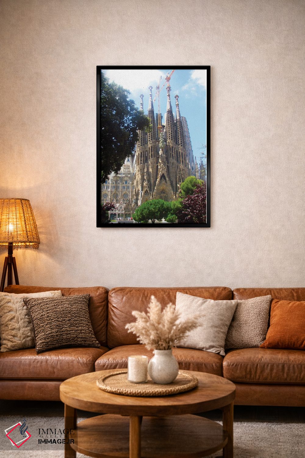 تابلو دکوراتیو ساگرادا بارسلونا اثر کاترینا بورتسووا - D4B