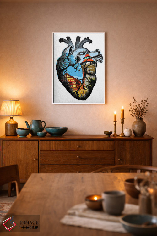 تابلو دکوراتیو در قلب من اثر کاترینا بورتسووا - D6W