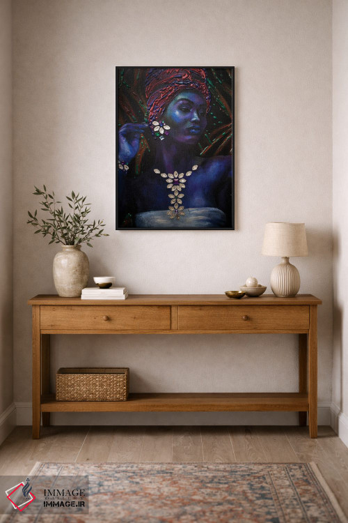 تابلو دکوراتیو ملکه استوایی اثر کاترینا بورتسووا - D1B