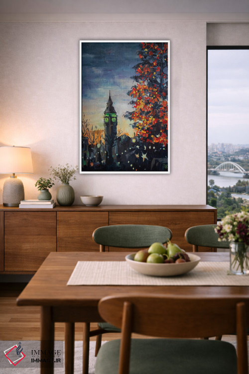 تابلو دکوراتیو کریسمس در لندن اثر کاترینا بورتسووا - D6W