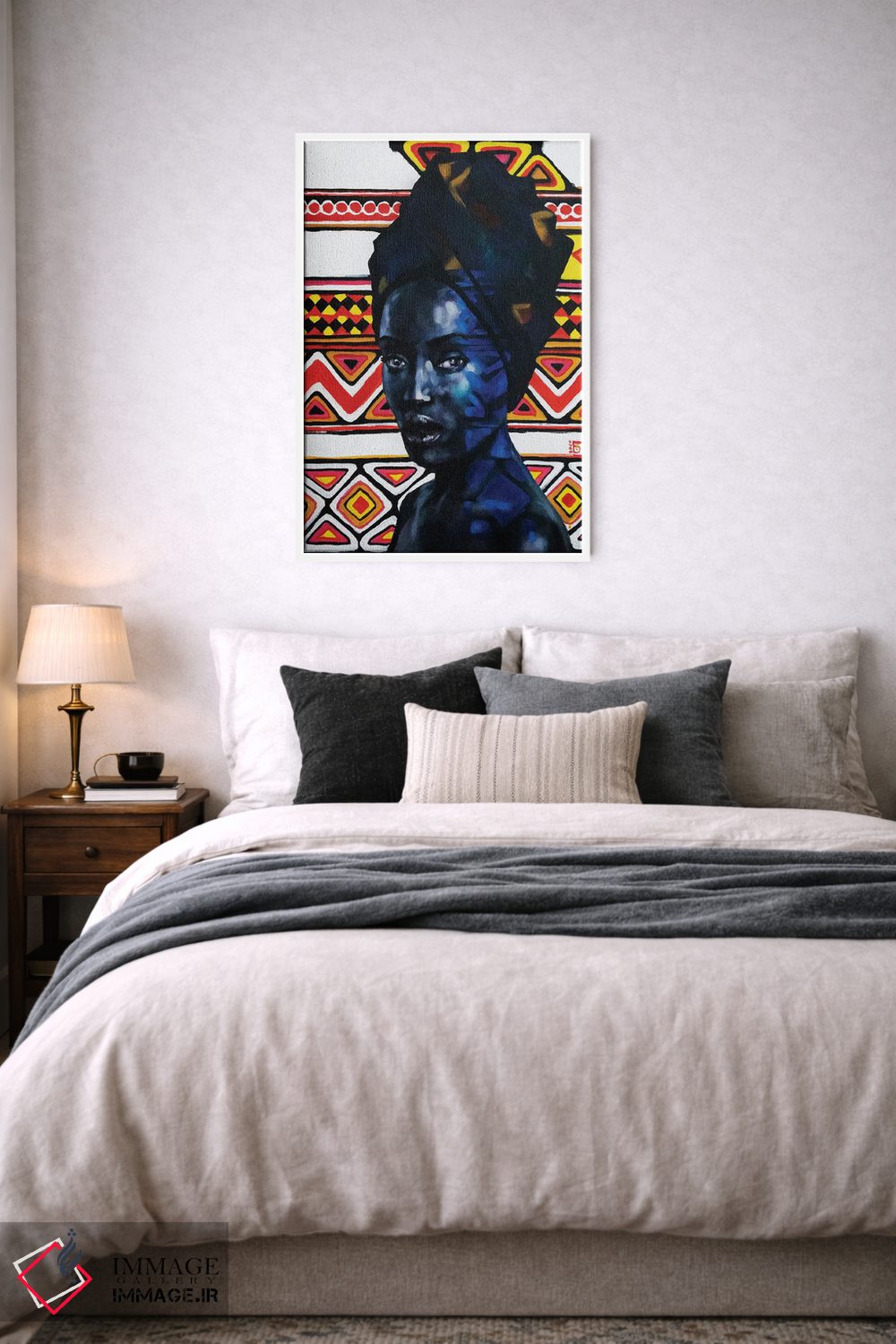 تابلو دکوراتیو زیبایی آفریقا اثر کاترینا بورتسووا - D5W