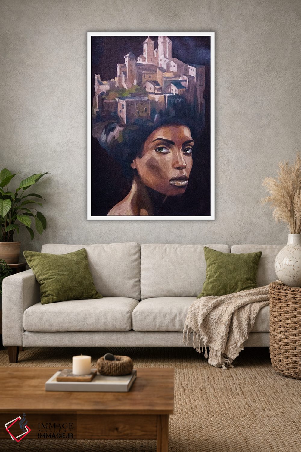 تابلو دکوراتیو ملکه اثر کاترینا بورتسووا - D1W