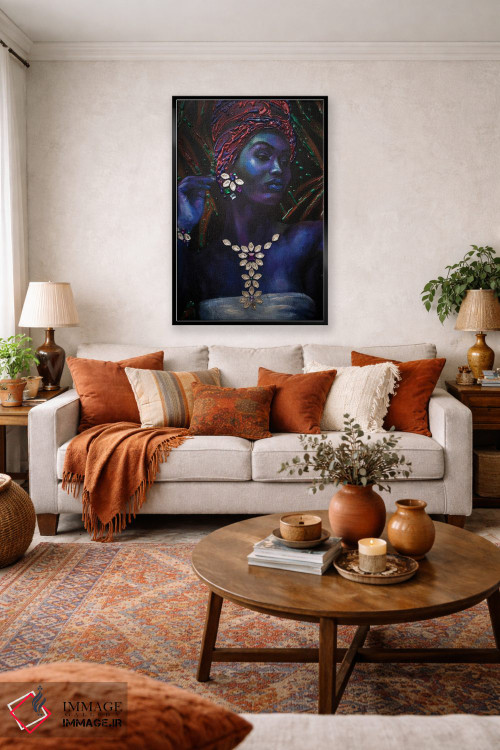 تابلو دکوراتیو ملکه استوایی اثر کاترینا بورتسووا - D5B