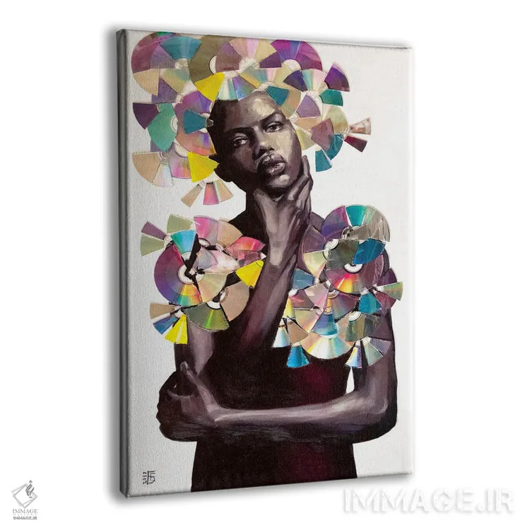 تابلو دکوراتیو موسیقی اثر کاترینا بورتسووا - نمای پرسپکتیو محصول