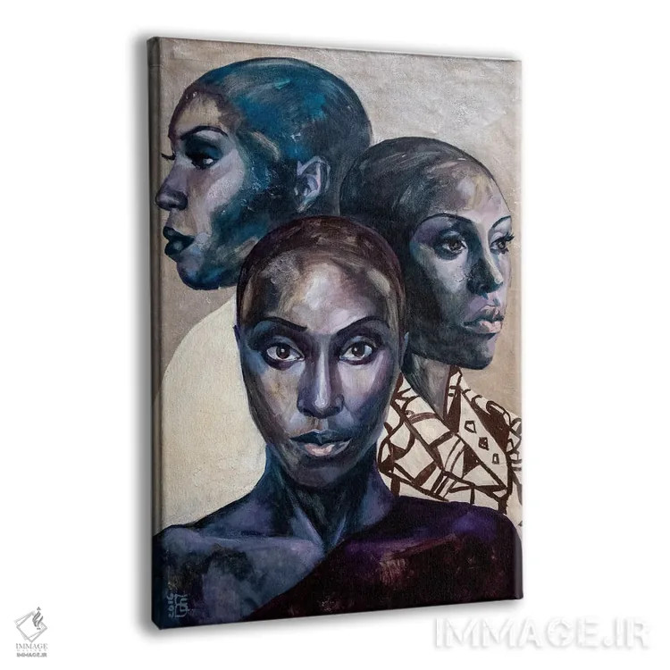 تابلو دکوراتیو زن شگفت انگیز اثر کاترینا بورتسووا - نمای پرسپکتیو محصول