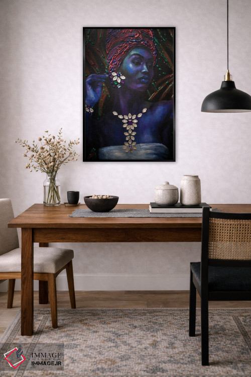 تابلو دکوراتیو ملکه استوایی اثر کاترینا بورتسووا - D6B